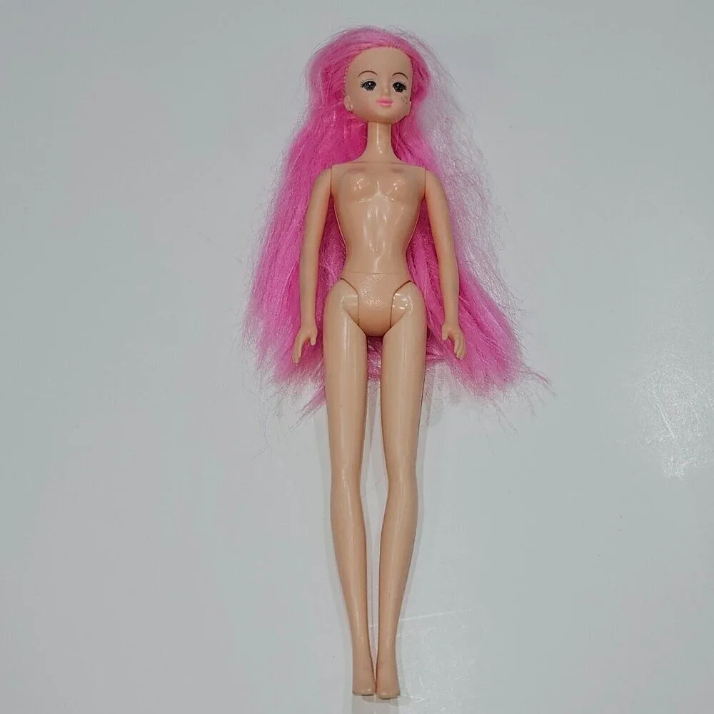 Mimi World Fashion Doll Nude Pink Hair Stars on Face 2012